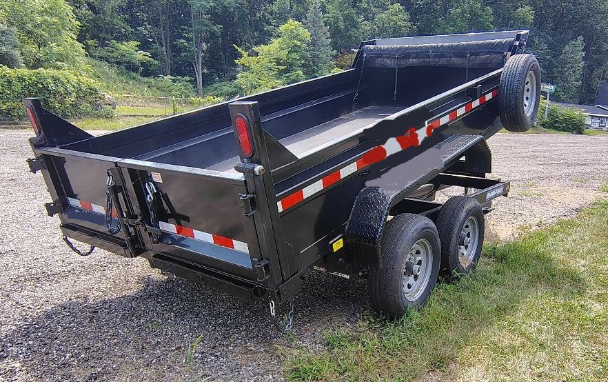 2022 SURE TRAC 12 foot Low Profile Homeowner Dump Trailer - Image 5